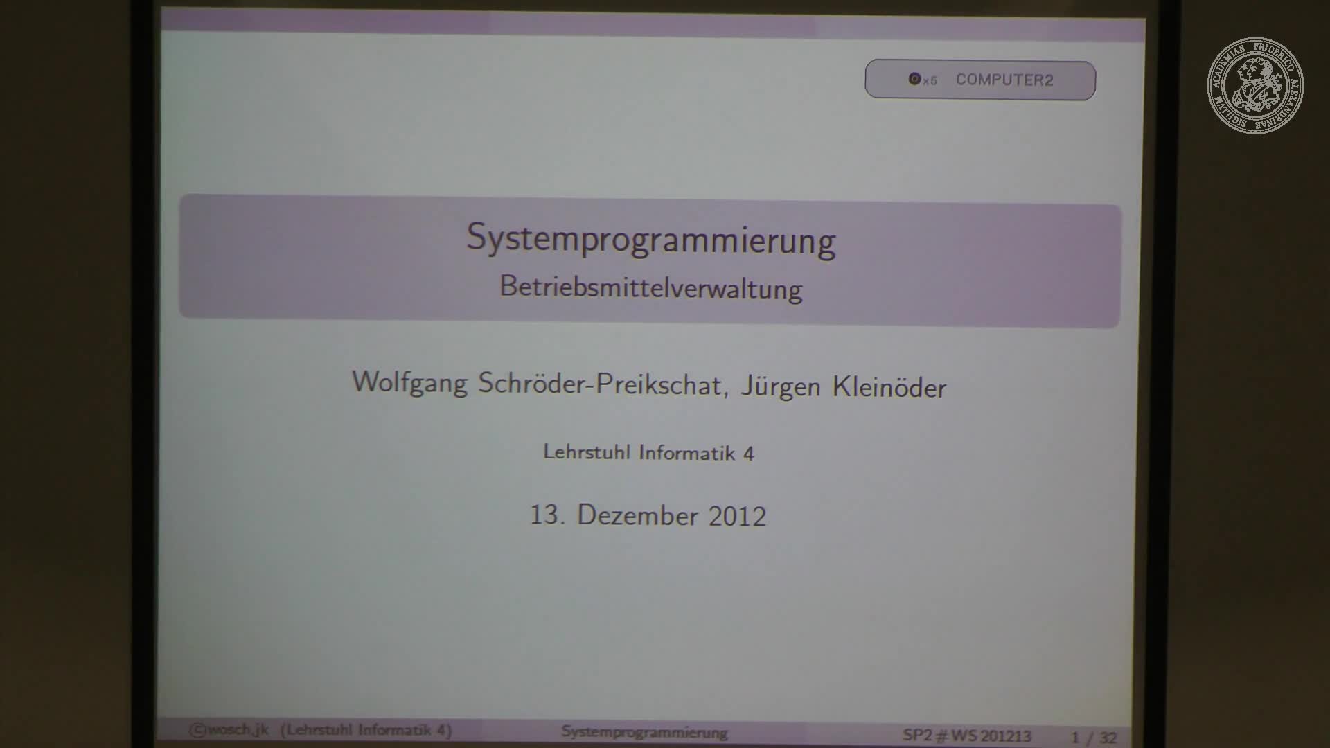 Systemprogrammierung 2 preview image