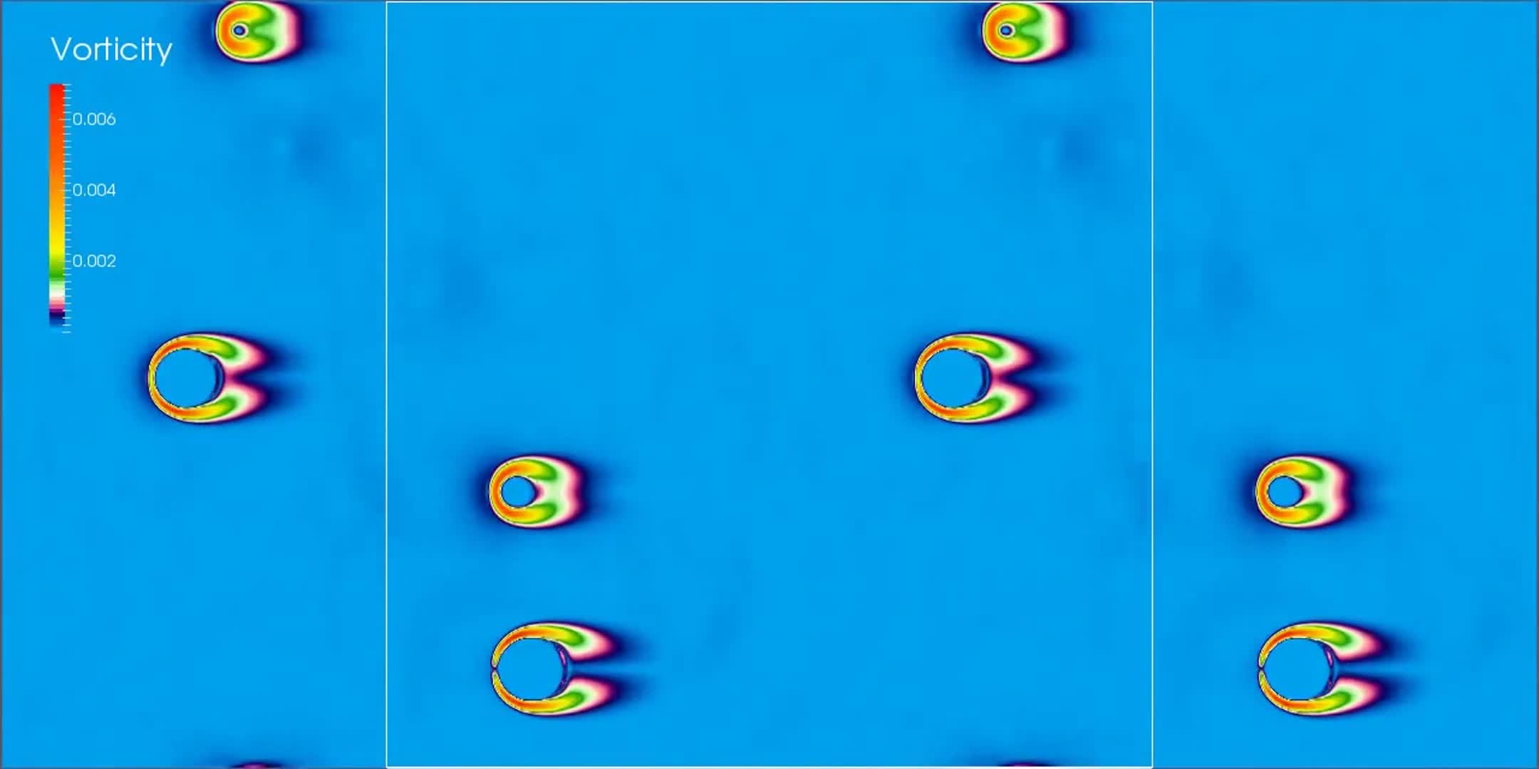 Flow simulation in periodic random particle bed preview image