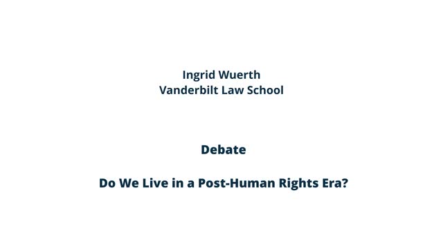 Do We Live in a Post-Human Rights Era? preview image
