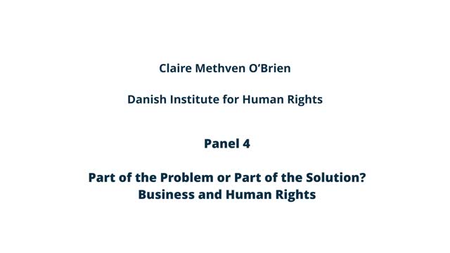 Part of the Problem or Part of the Solution? Business and Human Rights / Comment preview image