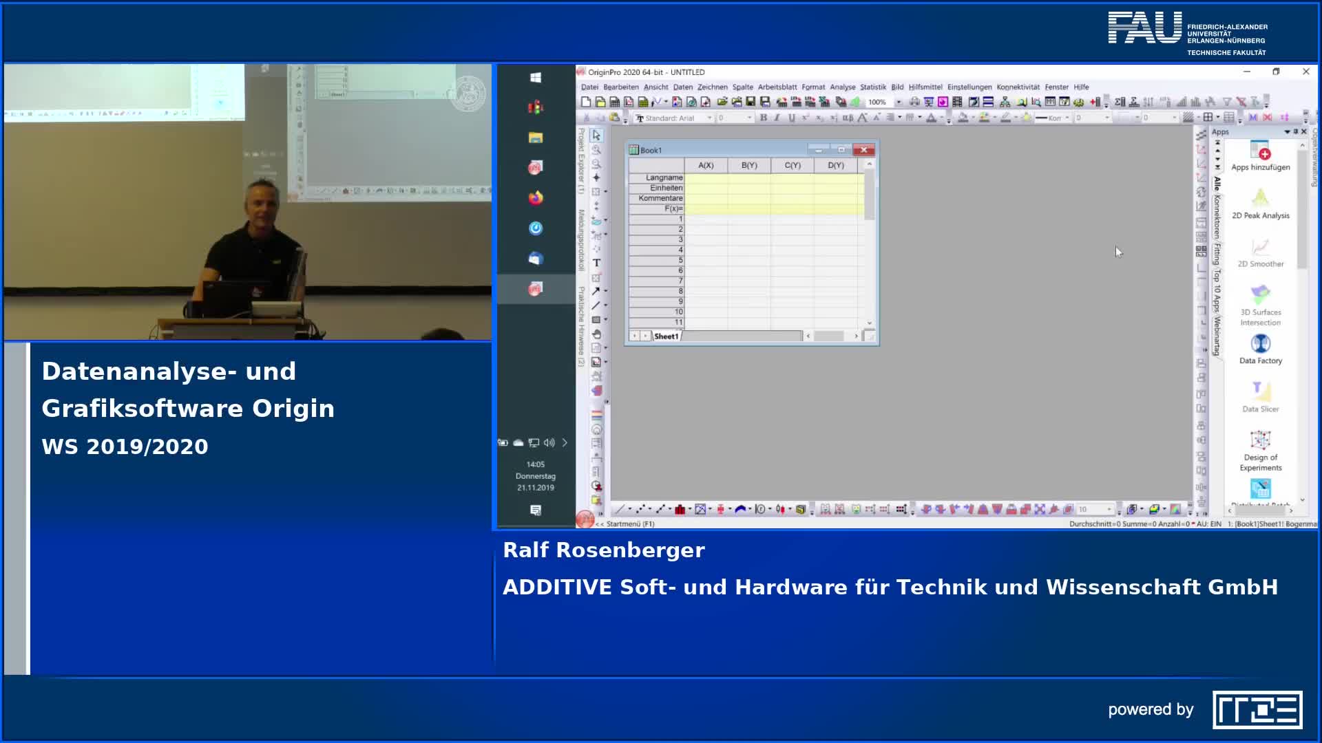 Datenanalyse- und Grafiksoftware Origin (Workshop) preview image