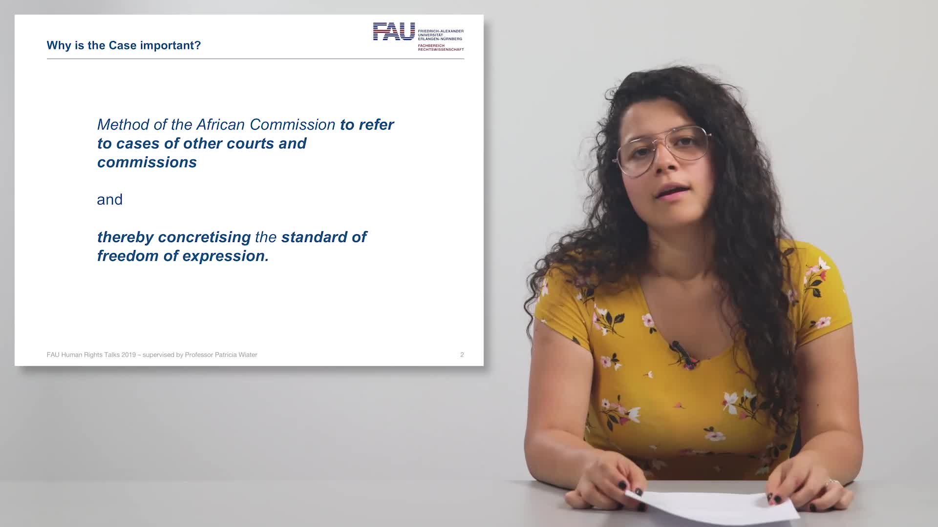 FAU Human Rights Talks – Summer Term 2019: Egyptian Initiative (for Personal Rights and INTERIGHTS) v. Egypt preview image
