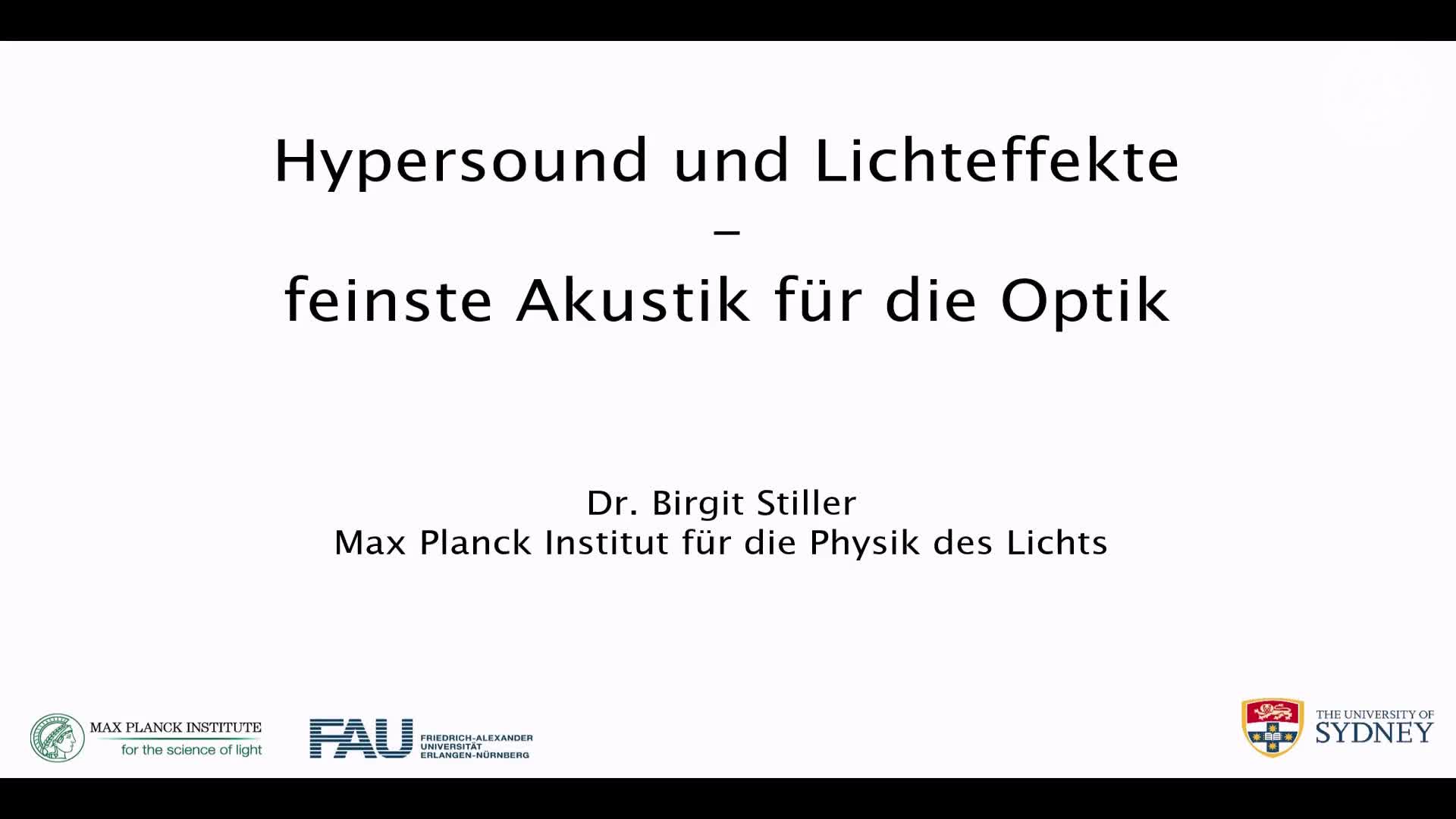 Hypersound und Lichteffekte – feinste Akustik für die Optik preview image