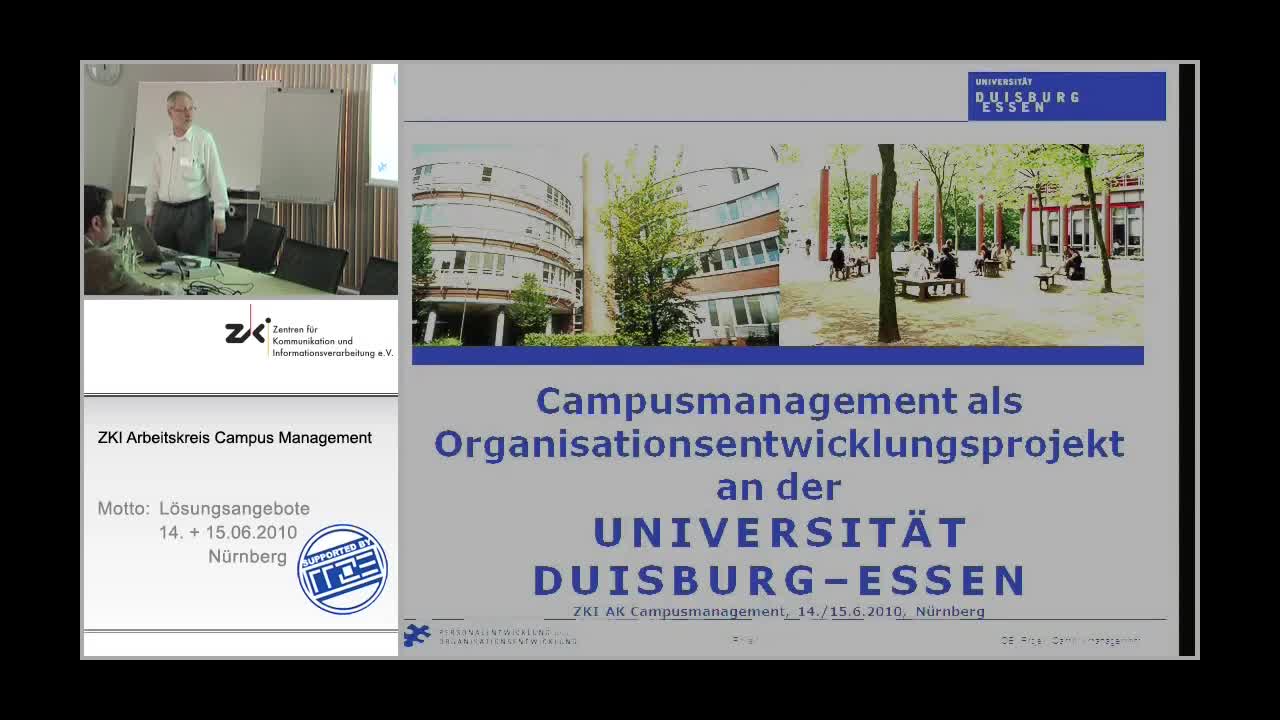 Campusmanagement als Organisationsentwicklungsprojekt an der UDE preview image