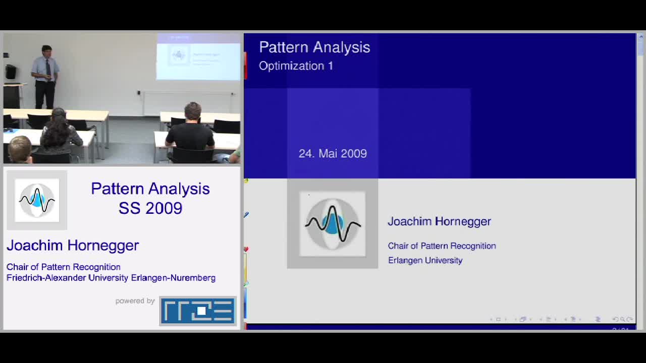 Musteranalyse/Pattern Analysis (früher Mustererkennung 2) (PA) preview image