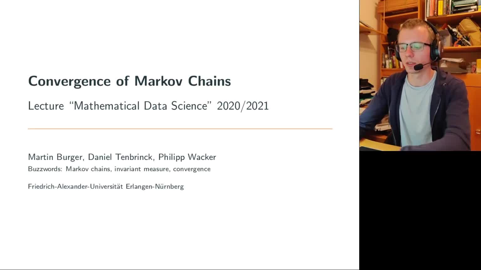Convergence of Markov chains preview image