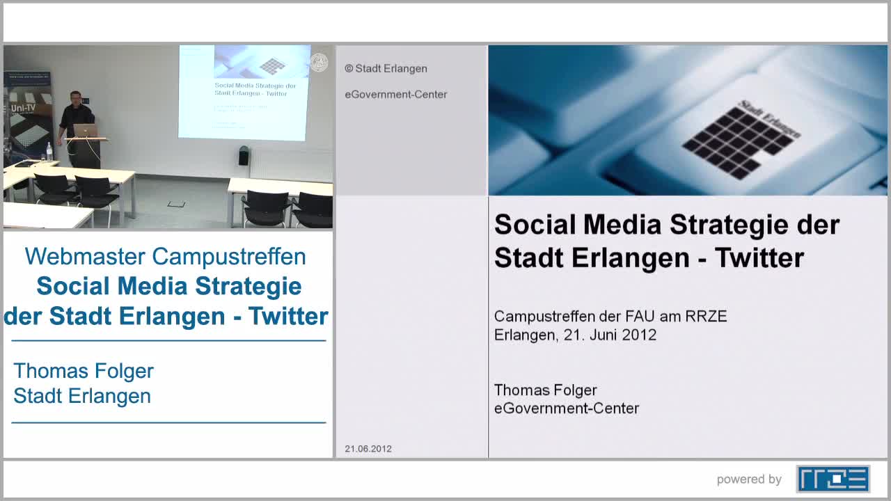 Social Media Strategie der Stadt Erlangen - Twitter preview image