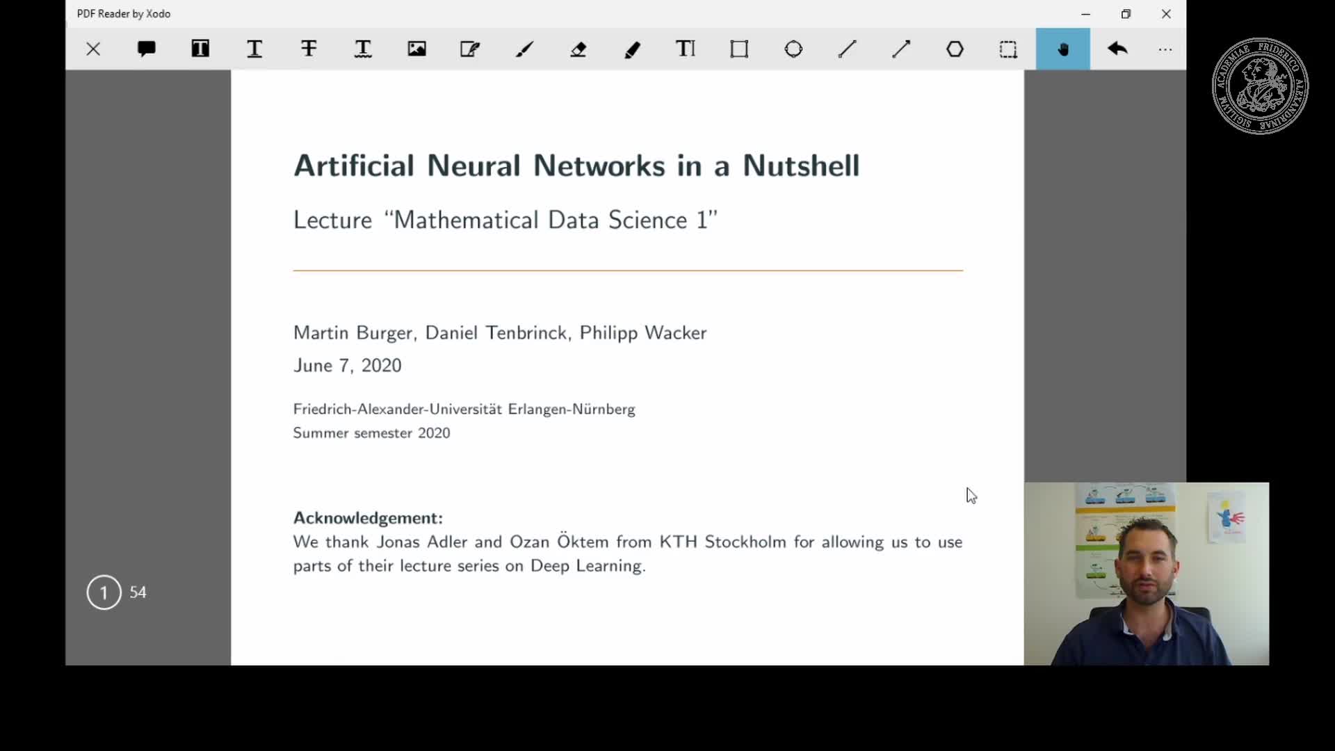 Artificial Neural Networks in a Nutshell preview image