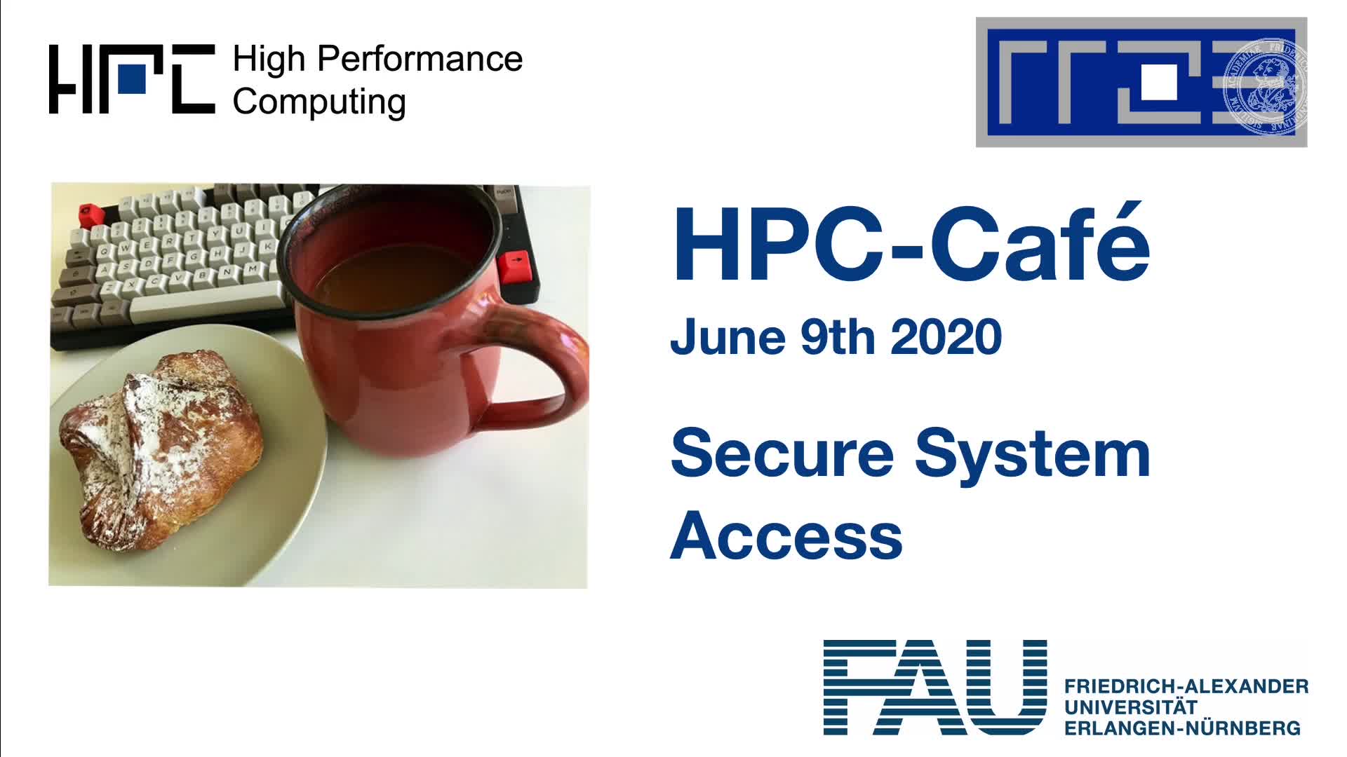 HPC-Cafe: Secure system access preview image
