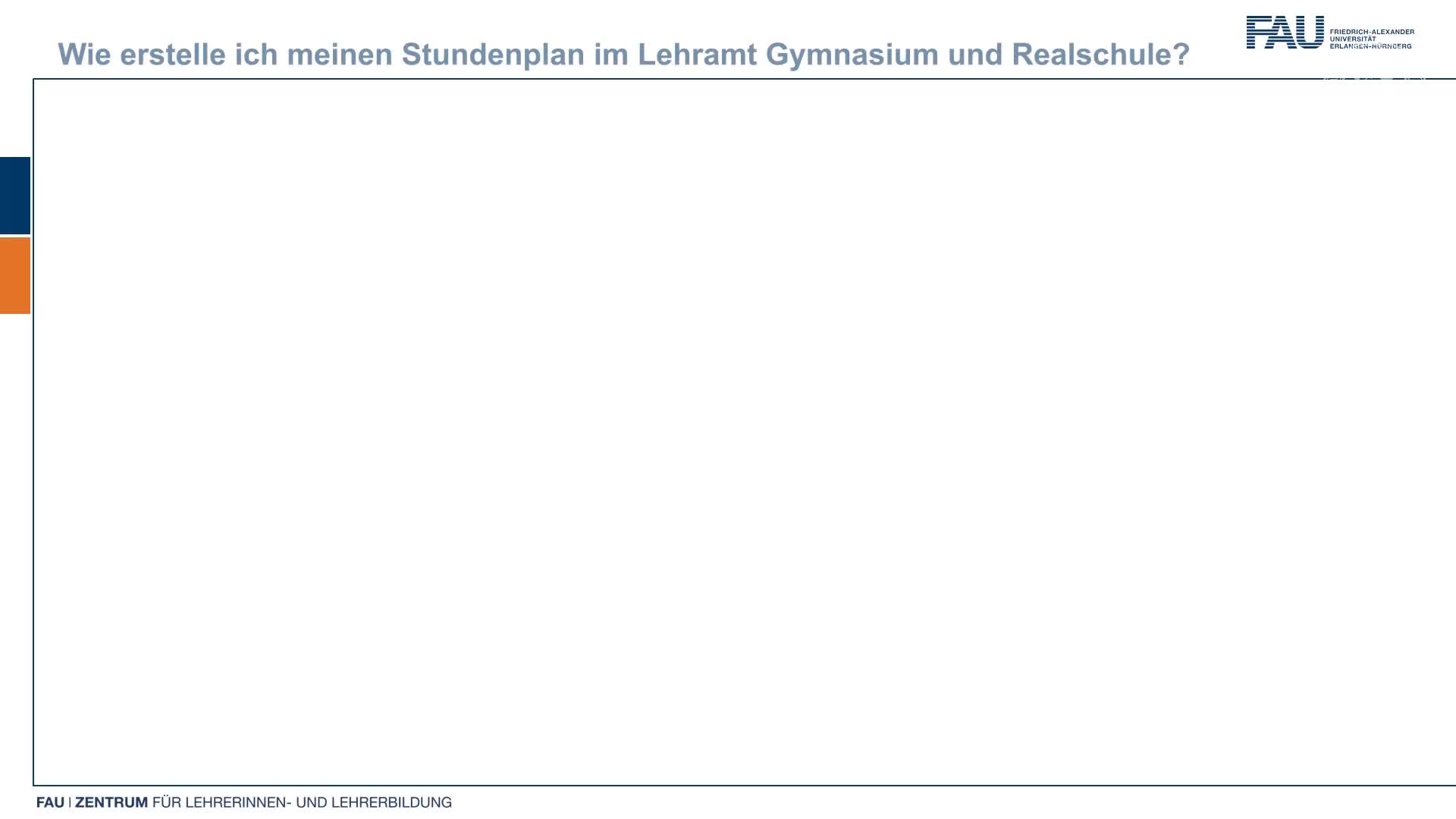 Lehramt | Gymnasium | Realschule | Stundenplan III | ZfL preview image
