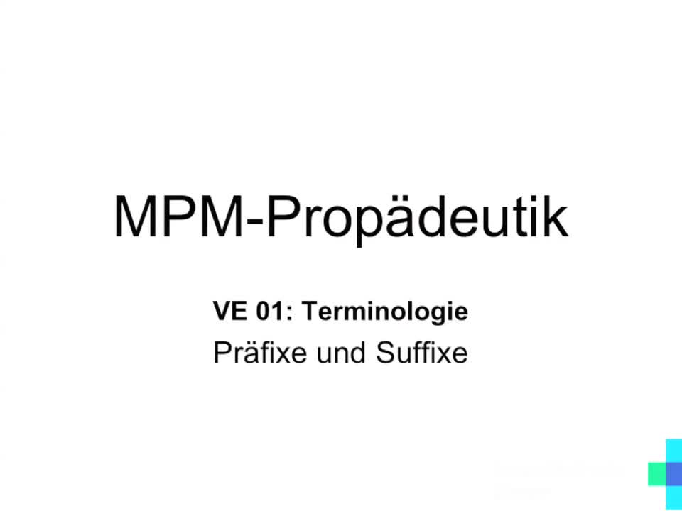 MPM Propädeutikum preview image