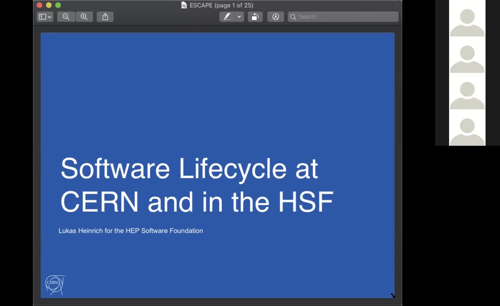 HSF and CERN Software and Code Optimisation preview image