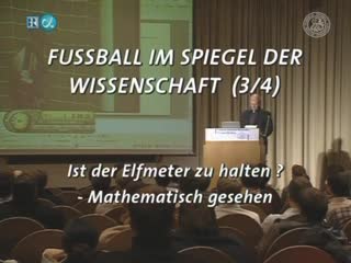 Fussball im Spiegel der Wissenschaft - Ist der Elfmeter zu halten? Mathematisch gesehen preview image
