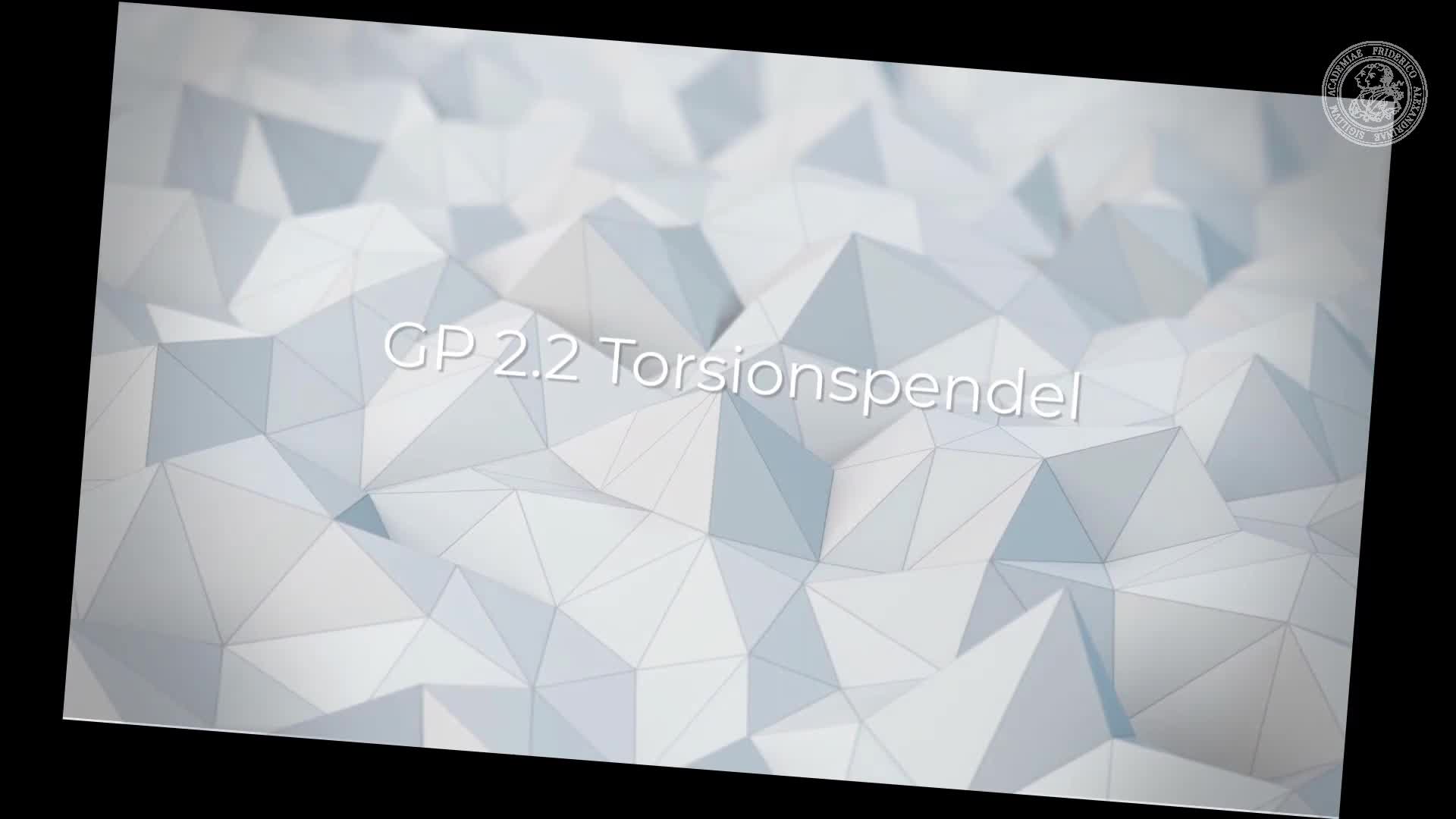 Versuch Torsionspendel GP 2.2 preview image