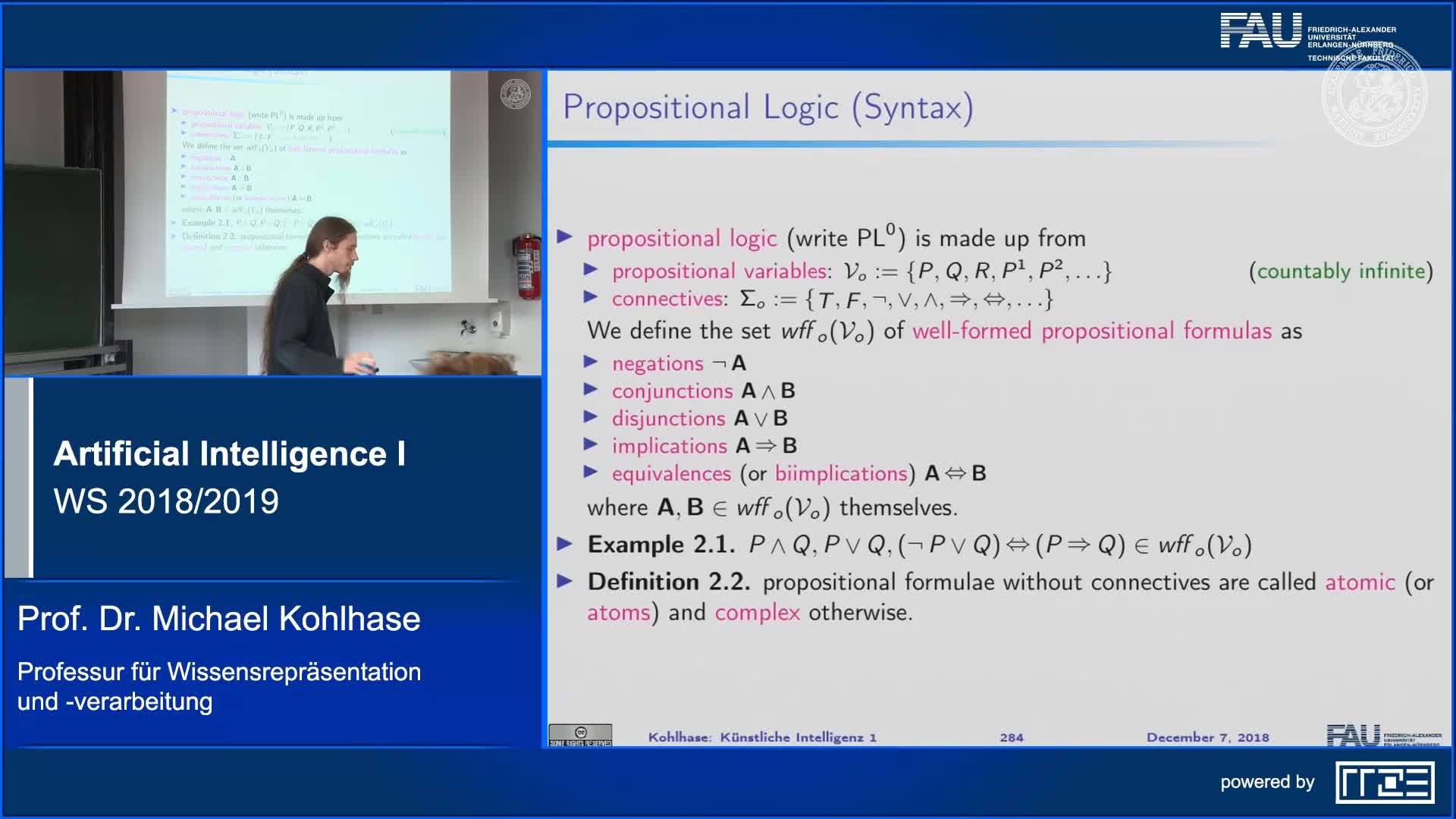 Propositional Logic (Syntax, Semantics) (Part 1) preview image