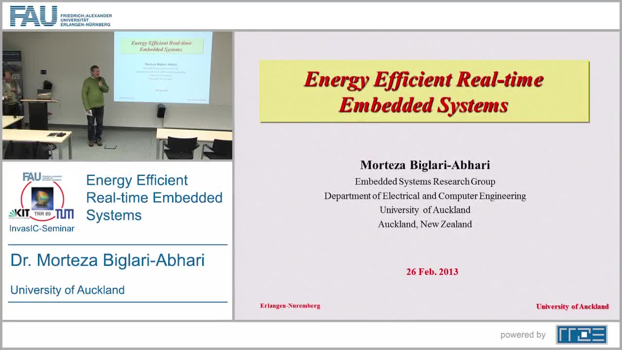 Energy Efficient Real-time Embedded Systems preview image