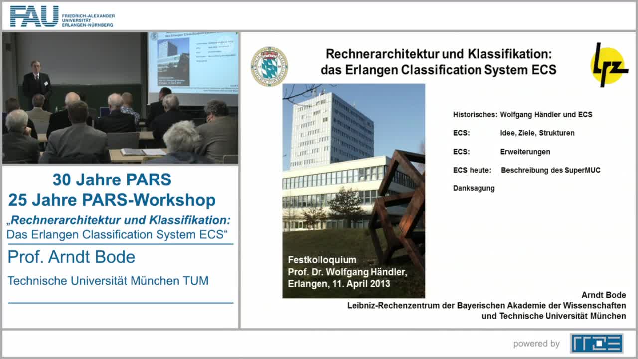Rechnerarchitektur und Klassifikation: Das Erlangen Classification System ECS preview image