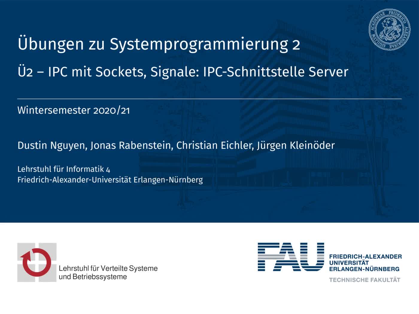 2.1 IPC + Signale: IPC-Schnittstelle Server preview image