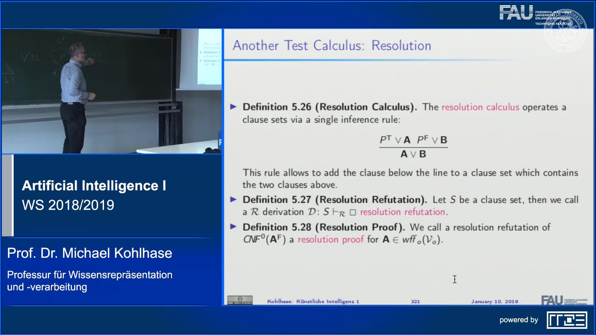 Recap Clip 11.12: Resolution for Propositional Logic preview image