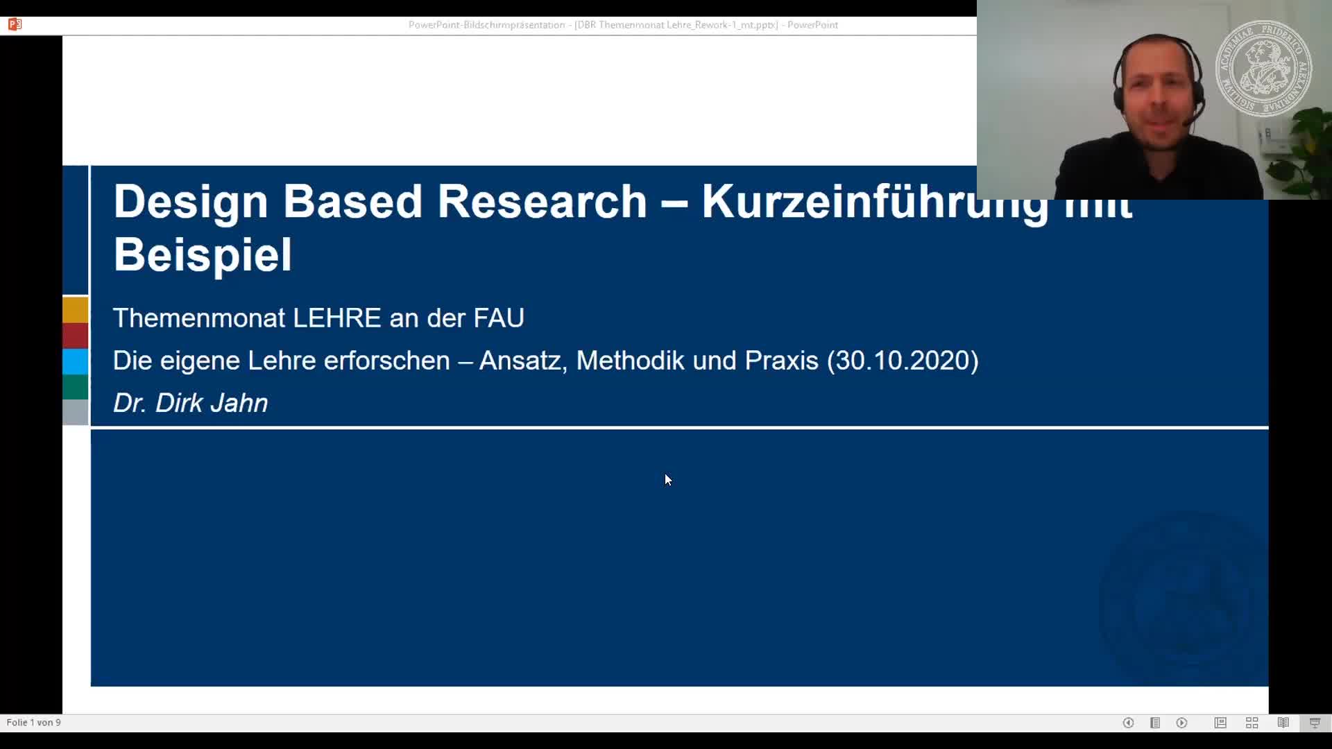 Dr. Dirk Jahn: Design Based Research - Kurzeinführung mit Beispiel preview image