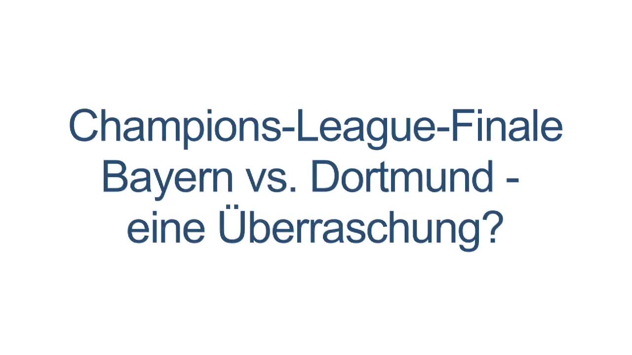 Dr. Karim Abu-Omar zum Thema Champions-League-Finale preview image