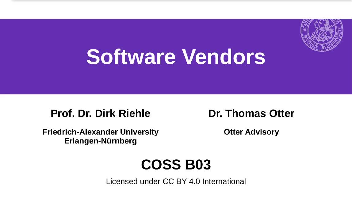 Software vendors preview image
