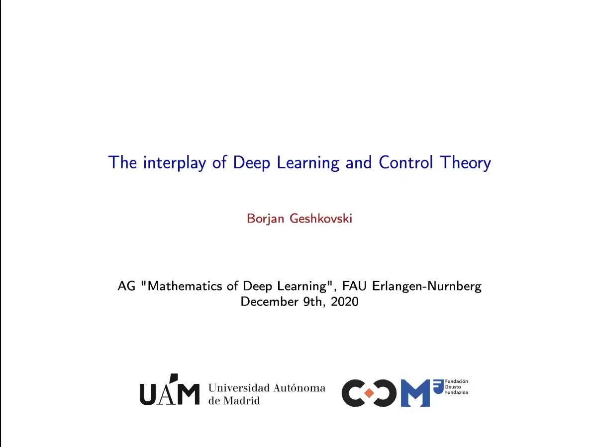 The interplay of deep learning and control theory preview image